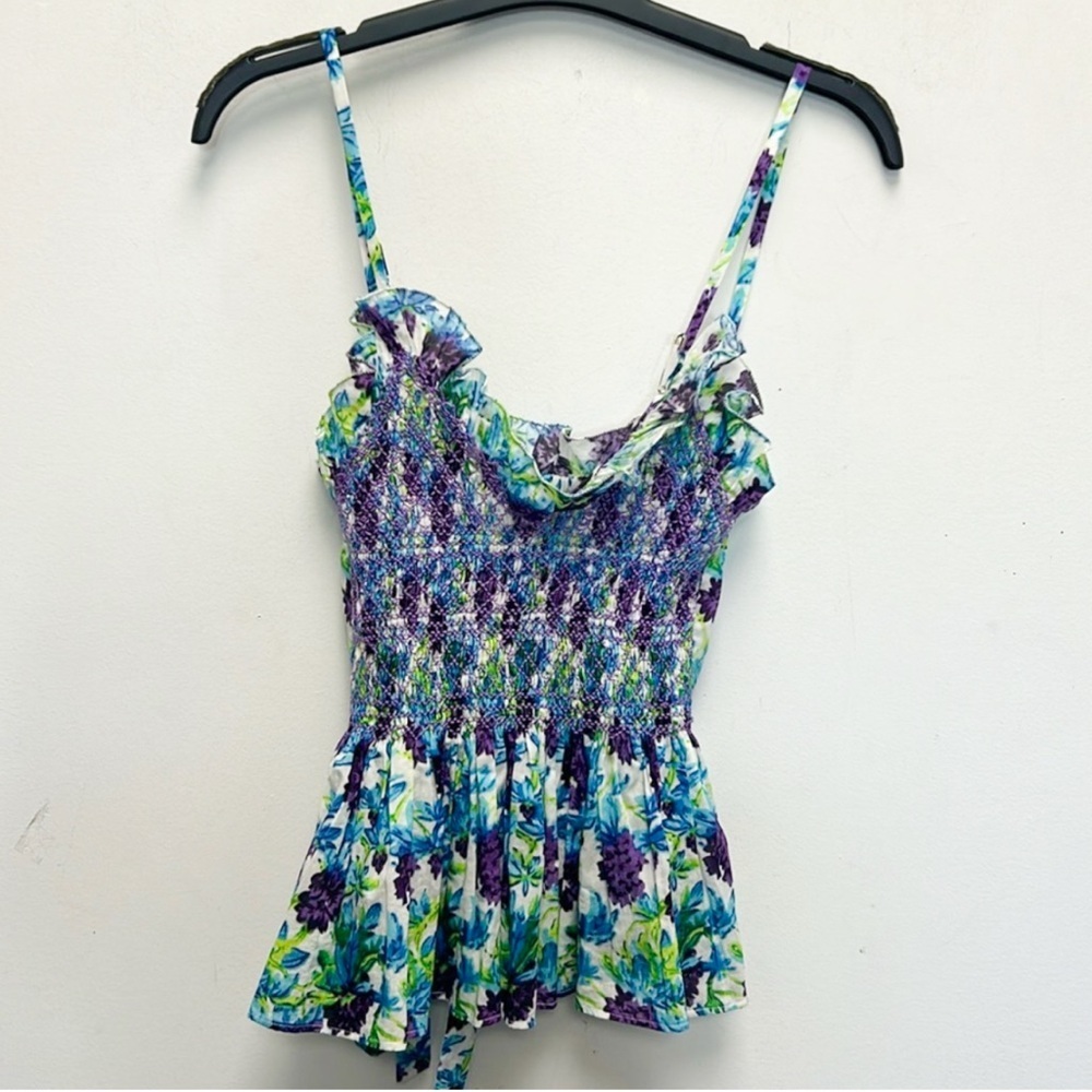 Loretta Caponi floral top